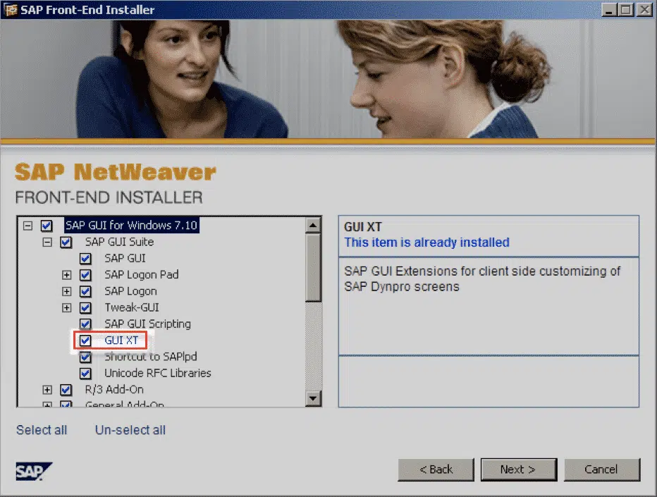 SAP Netweaver Front-End Installer