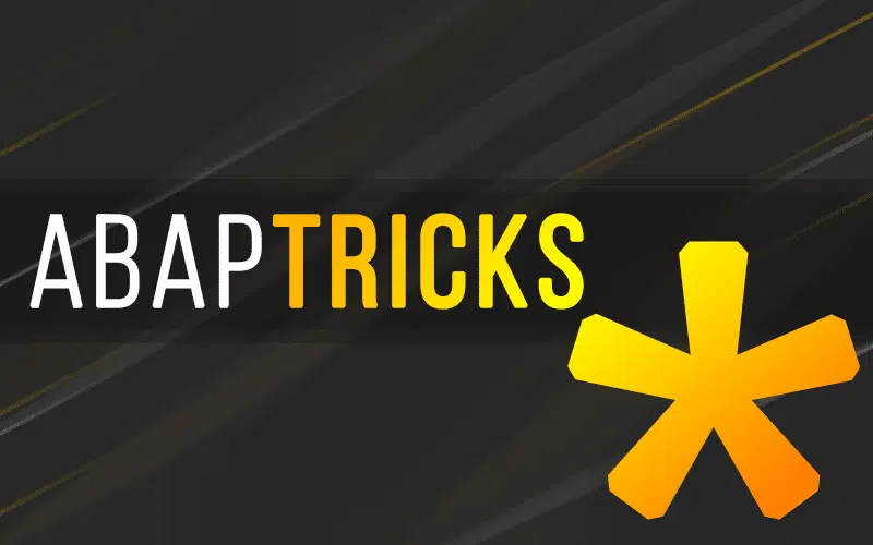 ABAP Tricks